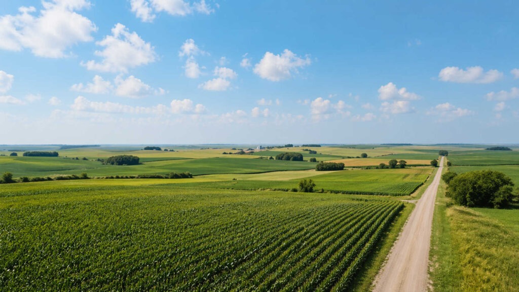 Nebraska Farm Land for Sale With Open Agricultural Fields